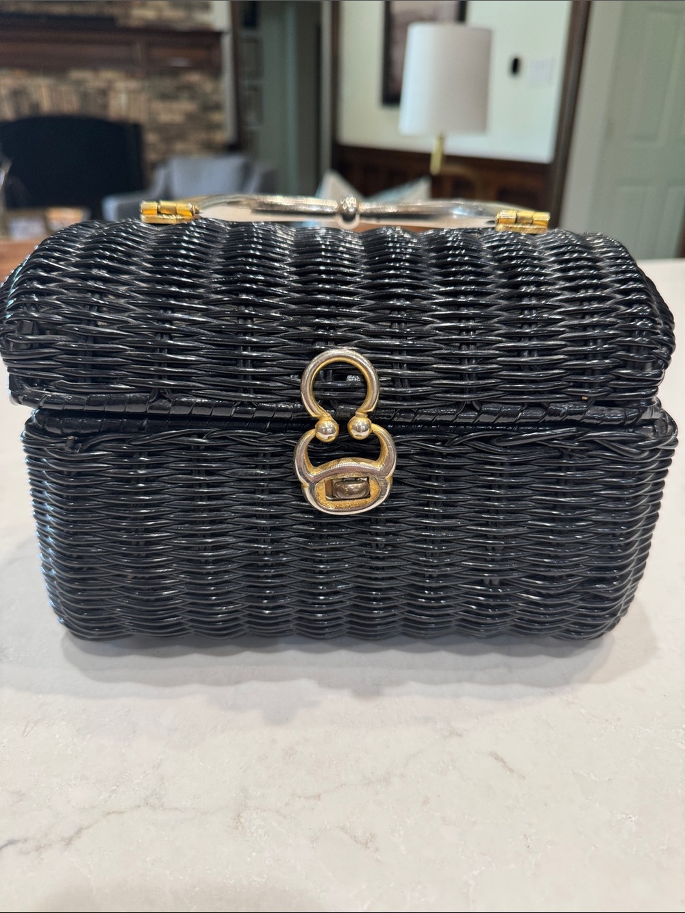 Vintage Marcus Bros. Wicker Purse